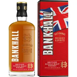 Віскі Bankhall Single Malt English Whisky 40% 0.7 л в подарунковій упаковці