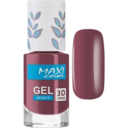 Лак для нігтів Maxi Color Gel Effect New Palette відтінок 19, 10 мл