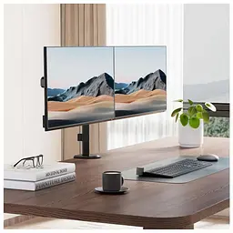 Настільне кріплення кронтшейн для двох моніторів VESA тримач UKC Desk Mount 9629 17-33 - мініатюра 2