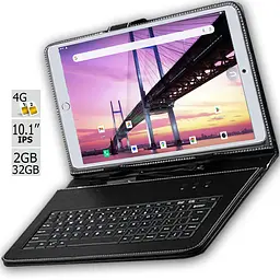 Планшет-телефон Hoozo MTPad116 LTE 2/32 4G Red + Чохол-клавіатура - мініатюра 2