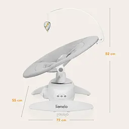 Крісло-гойдалка Lionelo Iris Beige Sand (LO-IRIS BEIGE SAND) - мініатюра 11