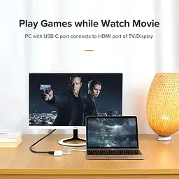 USB-хаб UGREEN USB Type C to HDMI + VGA Converter (White) (UGR-30843) - мініатюра 8