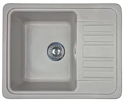 Кухонна мийка Adamant SMALL terra 570x455x180 мм, з крилом 57 см - мініатюра 1