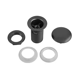 Донний клапан для раковини Zerix BV-02 без переливу автоматичний Click-Clack 1 1/4″ black ZX6018 - мініатюра 7