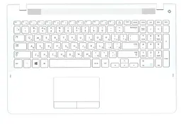 Клавіатура для ноутбука Samsung (370R4E) White, (White TopCase)
