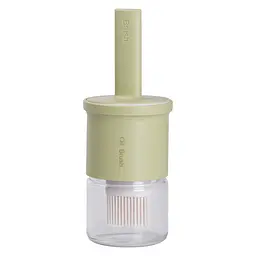 Пляшка для олії Oil Brush 300 мл з силіконовим пензликом, зелений Yiwu HP-34-11GR