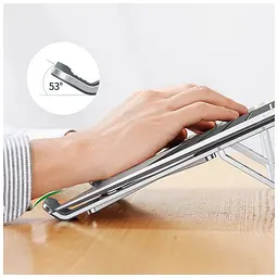 Підставка до ноутбука Ugreen LP451 Foldable Holder for Laptop Silver (40289) - мініатюра 9