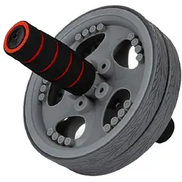 Колесо для преса Power System PS-4042 Dual-Core Ab Wheel Grey/Black (PS-4042_Grey-Black)