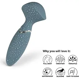 Вібромасажер Satisfyer Mini Wand-er Grey (SO7793) [169270] - мініатюра 7