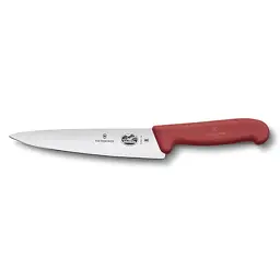 Кухонний ніж Victorinox Fibrox розділочний 19 см, червоний (5.2001.19)