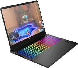 Ноутбук HP OMEN MAX 16-ak0010ua 16" 2.5K IPS, 500n/Ryzen AI 9 HX 375 (5.1)/32Gb/SSD1Tb/RTX5070,8G/DOS/Чорний (C9RZ5EA) - мініатюра 2