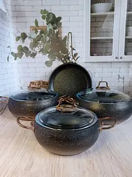 Набір посуду O.M.S. Collection 3023 Bronze 7 предметів - мініатюра 3