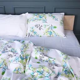 Комплект постільної білизни MirSon 17-0707 Spring Branches бязь 110 х 140 см (2200010618525) - мініатюра 3