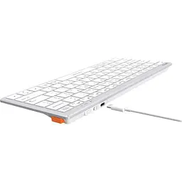 Клавіатура дротова A4Tech Fstyler FBX51C USB/Bluetooth White - мініатюра 8
