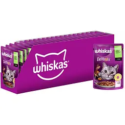 Вологий корм для котів Whiskas TastyMix, ягня, курка, морква, 85 г - мініатюра 4