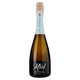 Вино ігристе Bortolomiol Miol Prosecco Treviso Extra-Dry, біле, екстра-сухе, 11%, 0,75 л (Q0720)