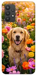 TPU чохол Demsky Flowery labrador для Samsung Galaxy A32 (A325F) 4G