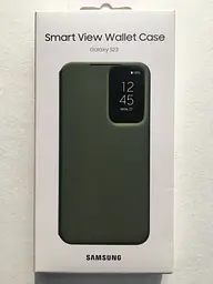 Оригінальний чохол-книжка для Samsung Galaxy S23 (6.1") S-View Clear View Cover Smart EF-ZS911CGEGRU Khaki - мініатюра 8