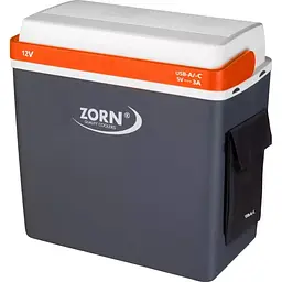 Автохолодильник Zorn Z-24 + USB 12 V сірий (770103)