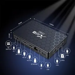 Смарт ТВ приставка X98H Pro 4/32 Гб Smart TV Box Android 12 - мініатюра 5