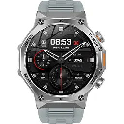 Смарт-годинник Uwatch Smart Surf X Pro Grey 2 ремінці сріблястий (3384) - мініатюра 5