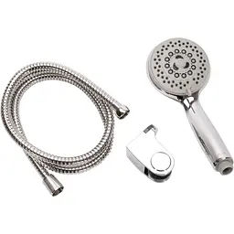 Душова лійка Rea + шланг + тримач хром REA-P4520, Хром