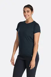 Футболка жіноча Rab Syncrino Base Tee Womens 12 Темно-сірий
