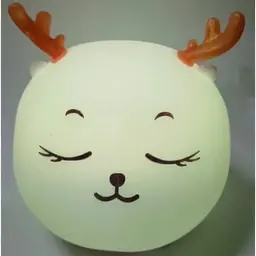 Нічник дитячий силіконовий Олень на акумуляторі Cute Deer Silicone Night Light - мініатюра 5