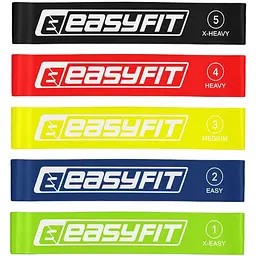 Гумові кільця для фітнесу EasyFit набір 5 шт