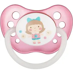 Латексна анатомічна пустушка Canpol babies Toys 18+ рожева (23/261 Рожева)