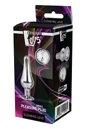 Анальна пробка Gleaming Love Pleasure Plug S 9 см (срібляста) - мініатюра 5