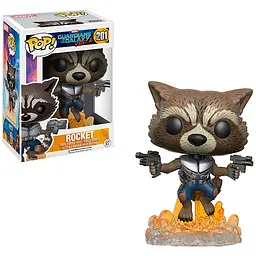 Ігрова фігурка Funko Pop Вартові Галактики Єнот Ракета (13270-PX-1RY) - мініатюра 2