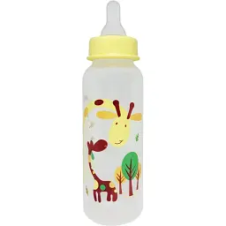 Пляшечка для годування Mega Zayka Жираф 250 мл MGZ-0206 (Yellow) - мініатюра 2