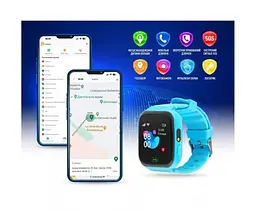 Дитячий годинник розумний GARMIX PointPRO-100 блакитний - мініатюра 3