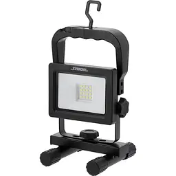 Прожектор переносний Sthor SMD LED Li-Ion акумул 3.7V 4.4 АГ 20Вт 2000 lm чорний (82882) - мініатюра 4