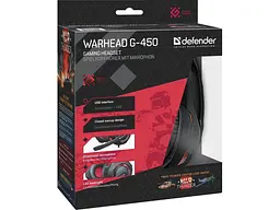 Гарнітура Defender Warhead G-450 Red-Black (64146) - мініатюра 6