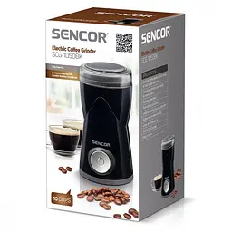 Кавомолка електрична Sencor SCG 1050BK - мініатюра 3