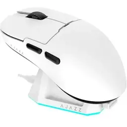 Комп'ютерна мишка Ajazz AJ159P MC Wireless/Bluetooth/USB Charging Dock White (AJ159P-MC-W)