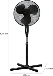 Вентилятор Clatronic VL 3603 Black - мініатюра 3