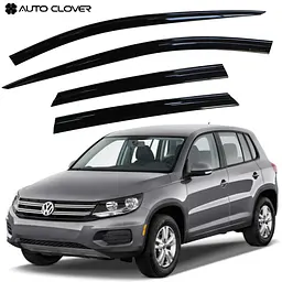 Дефлектори вікон вітровики для Volkswagen Tiguan 2007-2017 4 шт (Auto Clover)