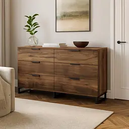 Комод Мартін 1500 Дуб Бароко ристретто/Чорний 1500х400х800 - мініатюра 2
