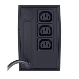 ДБЖ PowerCom RPT-1000A IEC Black, 1000VA, 600W, лінійно-інтерактивний, AVR, 3 розетки (IEC), батарея 12В/9Ач x 1 шт - мініатюра 3