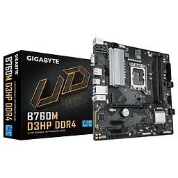 Материнська плата Gigabyte B760M D3HP DDR4 s1700 b760 4xDDR4 M.2 HDMI DP D-Sub mATX - мініатюра 4