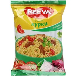 Вермішель швидкого приготування Reeva 60г Курка