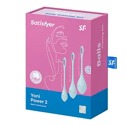 Набір йоні намистин Satisfyer Yoni Power 2 Light Blue, діаметр 2-2,5-3см Satisfyer SO5548 97960 - мініатюра 2