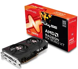 Відеокарта Sapphire AMD Radeon RX 9060 XT 8GB PULSE (11350-04-20G) (GDDR6, 128 bit, PCI-E v5.0 x16) - мініатюра 6