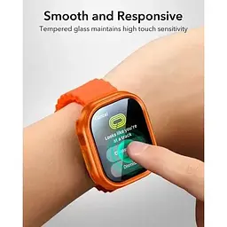 Захисний чохол із склом ESR Armorite Protection Set Titanium (1+2 Pack) для Apple Watch Ultra (1Z0480102) - мініатюра 7