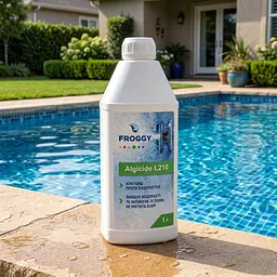Рідкий альгіцид для басейну Froggy Algicide L210 проти водоростей, 1 л - мініатюра 2