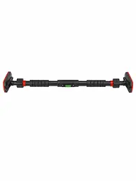 Турнік розпірний у дверний проріз 70–105 см до 180 кг, сталевий регульований для підтягувань, чорний (49676373)