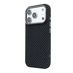 Чохол до мобільного телефона Armorstandart LikeCarbon2 MagCase Apple iPhone 17 Pro Carbon Black (ARM86258) - мініатюра 5